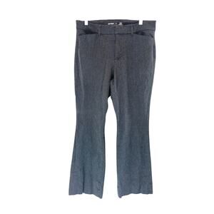 Old Navy Gray Office Work Business Ankle Length High-Rise Pixie Pants Size 12